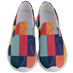  Minimalist Pattern With Simple Lines And Shapes, Creating A Clean And Modern Aesthe Men s Lightweight Slip Ons