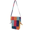  Minimalist Pattern With Simple Lines And Shapes, Creating A Clean And Modern Aesthe Folding Shoulder Bag View1