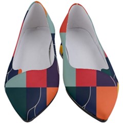  Minimalist Pattern With Simple Lines And Shapes, Creating A Clean And Modern Aesthe Women s Block Heels  by myclothy