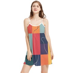  Minimalist Pattern With Simple Lines And Shapes, Creating A Clean And Modern Aesthe Summer Frill Dress