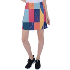  Minimalist Pattern With Simple Lines And Shapes, Creating A Clean And Modern Aesthe Tennis Skirt