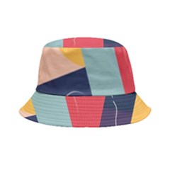  Minimalist Pattern With Simple Lines And Shapes, Creating A Clean And Modern Aesthe Bucket Hat