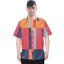  Minimalist Pattern With Simple Lines And Shapes, Creating A Clean And Modern Aesthe Men s Hawaii Shirt View1