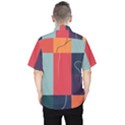  Minimalist Pattern With Simple Lines And Shapes, Creating A Clean And Modern Aesthe Men s Hawaii Shirt View2