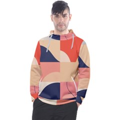 Minimalist Pattern With Simple Lines And Shapes, Creating A Clean And Modern Aesthe Men s Pullover Hoodie