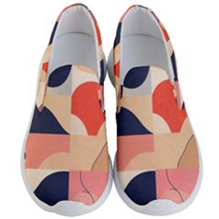 Minimalist Pattern With Simple Lines And Shapes, Creating A Clean And Modern Aesthe Men s Lightweight Slip Ons