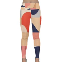 Minimalist Pattern With Simple Lines And Shapes, Creating A Clean And Modern Aesthe Lightweight Velour Classic Yoga Leggings by myclothy