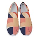 Minimalist Pattern With Simple Lines And Shapes, Creating A Clean And Modern Aesthe Women s Slip On Sneakers View1