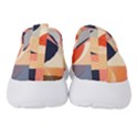 Minimalist Pattern With Simple Lines And Shapes, Creating A Clean And Modern Aesthe Women s Slip On Sneakers View4