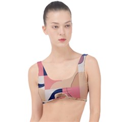 Minimalist Pattern With Simple Lines And Shapes, Creating A Clean And Modern Aesthe The Little Details Bikini Top by myclothy