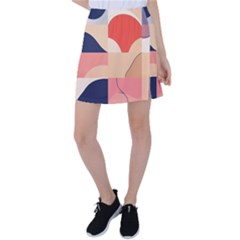 Minimalist Pattern With Simple Lines And Shapes, Creating A Clean And Modern Aesthe Tennis Skirt