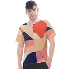 Minimalist Pattern With Simple Lines And Shapes, Creating A Clean And Modern Aesthe Men s Sport Top