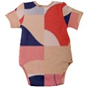 Minimalist Pattern With Simple Lines And Shapes, Creating A Clean And Modern Aesthe Baby Short Sleeve Bodysuit View2