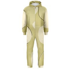 Minimalist Pattern With Simple Lines And Shapes, Creating A Clean And Modern Aesthetic 01 Hooded Jumpsuit (men)