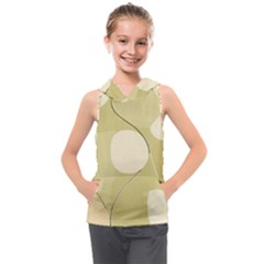 Minimalist Pattern With Simple Lines And Shapes, Creating A Clean And Modern Aesthetic 01 Kids  Sleeveless Hoodie