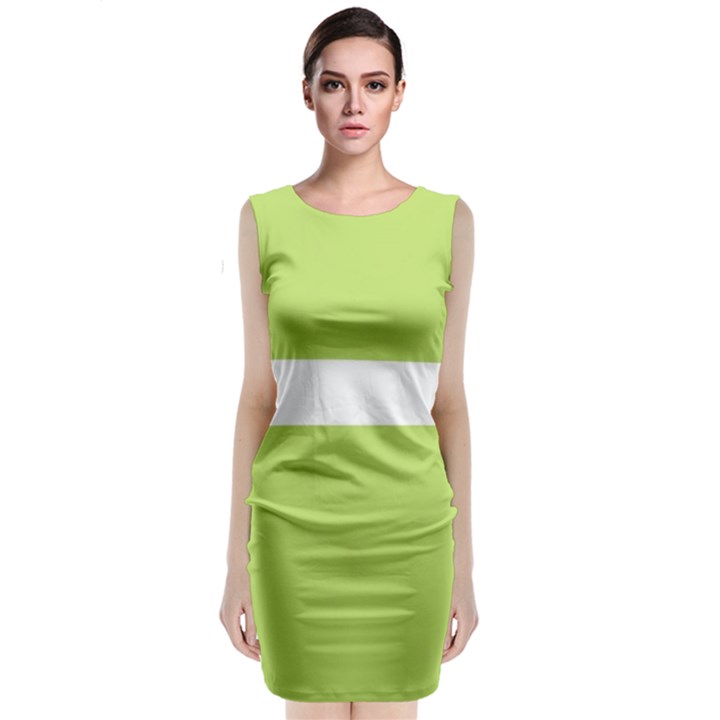 A Minimalist Pattern With Simple Lines And Shapes, Creating A Clean And Modern Aesthetic 02 Classic Sleeveless Midi Dress