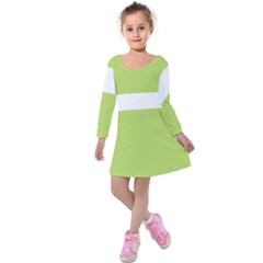 A Minimalist Pattern With Simple Lines And Shapes, Creating A Clean And Modern Aesthetic 02 Kids  Long Sleeve Velvet Dress