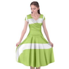 A Minimalist Pattern With Simple Lines And Shapes, Creating A Clean And Modern Aesthetic 02 Cap Sleeve Wrap Front Dress