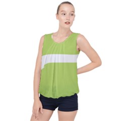 A Minimalist Pattern With Simple Lines And Shapes, Creating A Clean And Modern Aesthetic 02 Bubble Hem Chiffon Tank Top