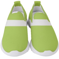 A Minimalist Pattern With Simple Lines And Shapes, Creating A Clean And Modern Aesthetic 02 Kids  Slip On Sneakers by myclothy