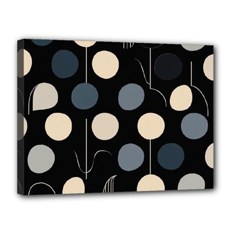 A Minimalist Pattern With Simple Lines And Shapes, Creating A Clean And Modern Aesthetic 03 Canvas 16  X 12  (stretched)