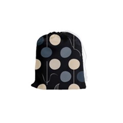 A Minimalist Pattern With Simple Lines And Shapes, Creating A Clean And Modern Aesthetic 03 Drawstring Pouch (small)