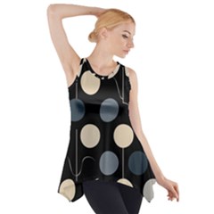 A Minimalist Pattern With Simple Lines And Shapes, Creating A Clean And Modern Aesthetic 03 Side Drop Tank Tunic