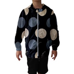 A Minimalist Pattern With Simple Lines And Shapes, Creating A Clean And Modern Aesthetic 03 Kids  Hooded Windbreaker