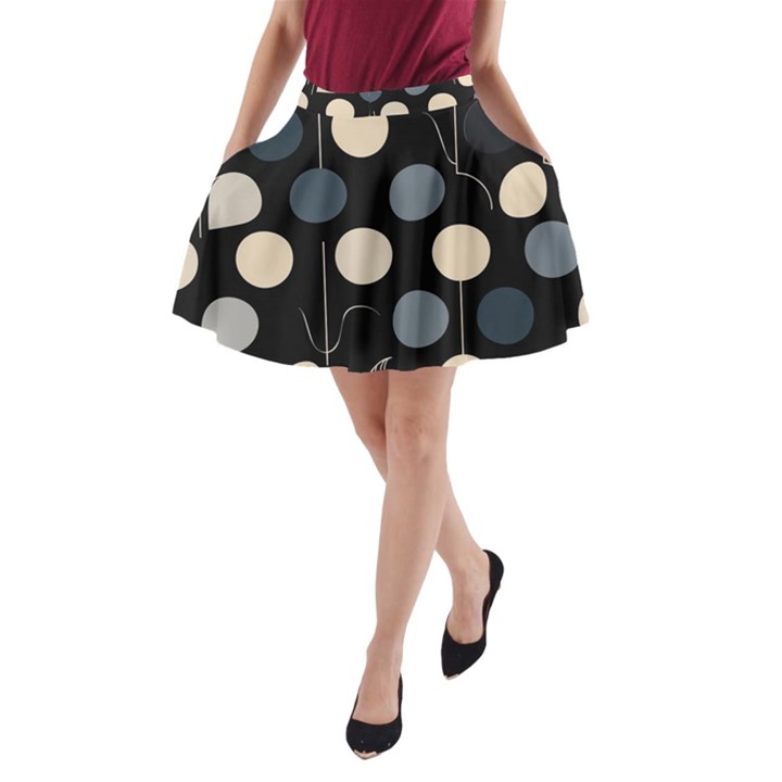 A Minimalist Pattern With Simple Lines And Shapes, Creating A Clean And Modern Aesthetic 03 A-Line Pocket Skirt