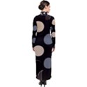 A Minimalist Pattern With Simple Lines And Shapes, Creating A Clean And Modern Aesthetic 03 Turtleneck Maxi Dress View2