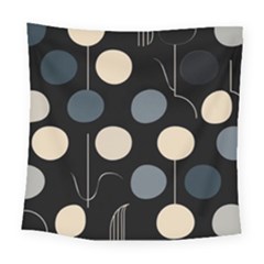 A Minimalist Pattern With Simple Lines And Shapes, Creating A Clean And Modern Aesthetic 03 Square Tapestry (large) by myclothy