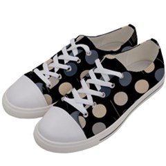 A Minimalist Pattern With Simple Lines And Shapes, Creating A Clean And Modern Aesthetic 03 Men s Low Top Canvas Sneakers by myclothy