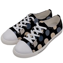 A Minimalist Pattern With Simple Lines And Shapes, Creating A Clean And Modern Aesthetic 03 Women s Low Top Canvas Sneakers