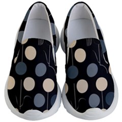 A Minimalist Pattern With Simple Lines And Shapes, Creating A Clean And Modern Aesthetic 03 Kids Lightweight Slip Ons