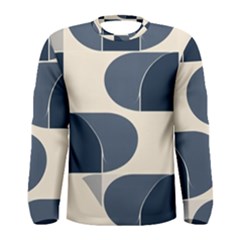 A Minimalist Pattern With Simple Lines And Shapes, Creating A Clean And Modern Aesthetic 04 Men s Long Sleeve T-shirt