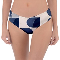 A Minimalist Pattern With Simple Lines And Shapes, Creating A Clean And Modern Aesthetic 04 Reversible Classic Bikini Bottoms by myclothy