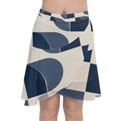 A Minimalist Pattern With Simple Lines And Shapes, Creating A Clean And Modern Aesthetic 04 Chiffon Wrap Front Skirt