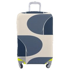 A Minimalist Pattern With Simple Lines And Shapes, Creating A Clean And Modern Aesthetic 04 Luggage Cover (medium)