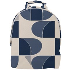 A Minimalist Pattern With Simple Lines And Shapes, Creating A Clean And Modern Aesthetic 04 Mini Full Print Backpack