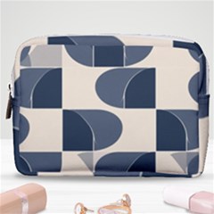 A Minimalist Pattern With Simple Lines And Shapes, Creating A Clean And Modern Aesthetic 04 Make Up Pouch (medium)