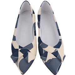 A Minimalist Pattern With Simple Lines And Shapes, Creating A Clean And Modern Aesthetic 04 Women s Bow Heels by myclothy