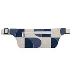 A Minimalist Pattern With Simple Lines And Shapes, Creating A Clean And Modern Aesthetic 04 Active Waist Bag by myclothy