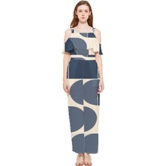 A Minimalist Pattern With Simple Lines And Shapes, Creating A Clean And Modern Aesthetic 04 Draped Sleeveless Chiffon Jumpsuit