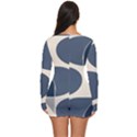 A Minimalist Pattern With Simple Lines And Shapes, Creating A Clean And Modern Aesthetic 04 Long Sleeve Boyleg Swimsuit View4