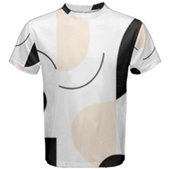 A Minimalist Pattern With Simple Lines And Shapes, Creating A Clean And Modern Aesthetic 05 Men s Cotton T-shirt