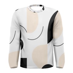 A Minimalist Pattern With Simple Lines And Shapes, Creating A Clean And Modern Aesthetic 05 Men s Long Sleeve T-shirt by myclothy