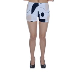 A Minimalist Pattern With Simple Lines And Shapes, Creating A Clean And Modern Aesthetic 05 Skinny Shorts