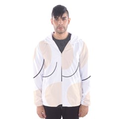 A Minimalist Pattern With Simple Lines And Shapes, Creating A Clean And Modern Aesthetic 05 Men s Hooded Windbreaker