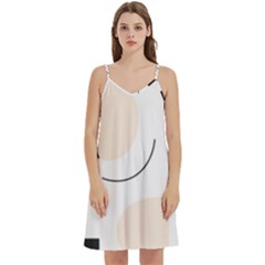 A Minimalist Pattern With Simple Lines And Shapes, Creating A Clean And Modern Aesthetic 05 Mini Camis Dress With Pockets