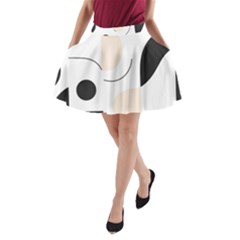 A Minimalist Pattern With Simple Lines And Shapes, Creating A Clean And Modern Aesthetic 05 A-line Pocket Skirt